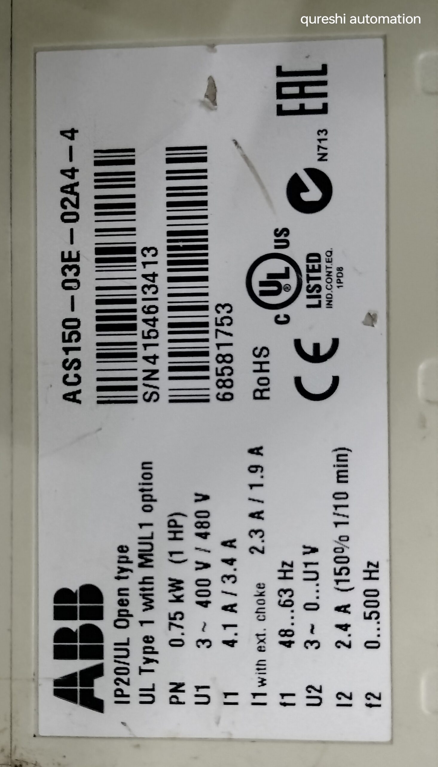 abb acs150-03e-02a4-4 - Image 2
