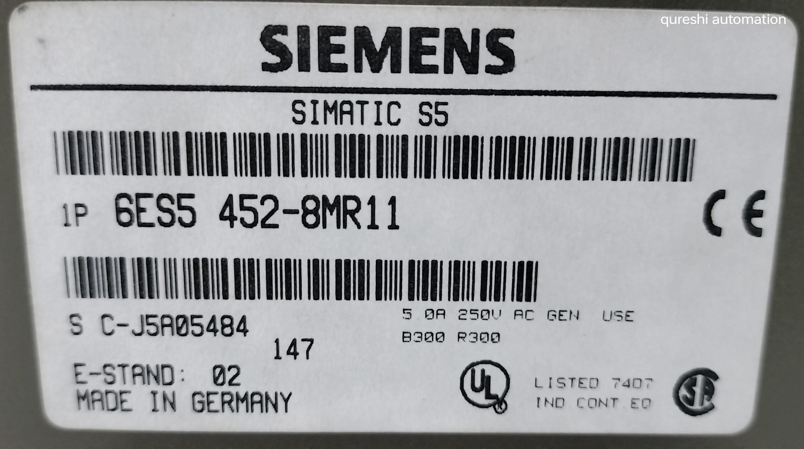 Siemens 6ES5452-8MR11 Output Module - Image 2