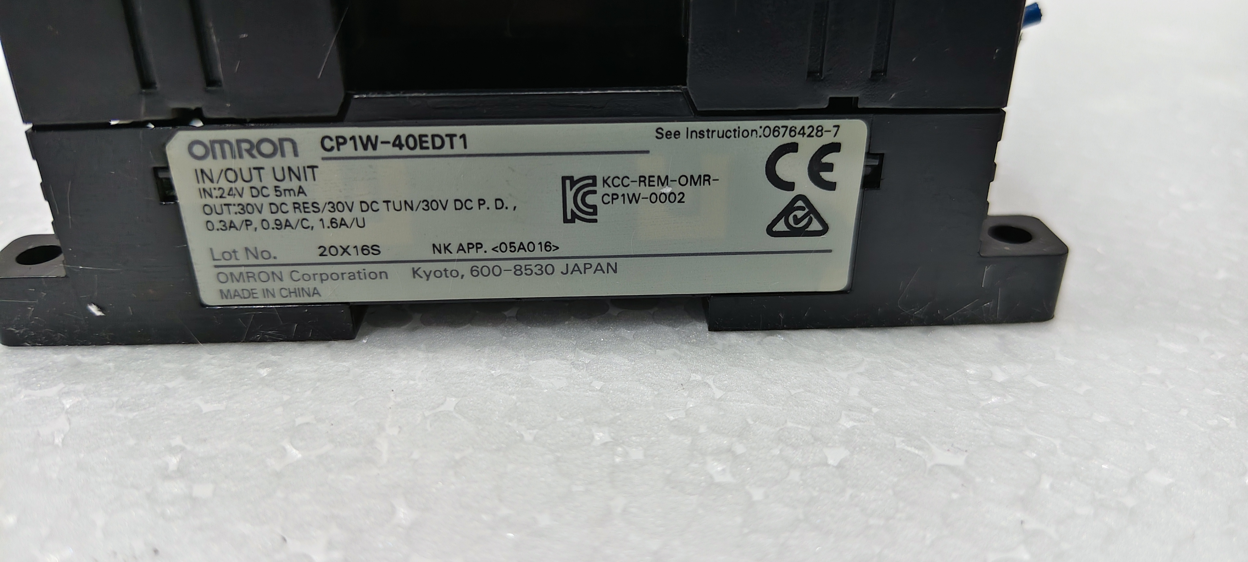Omron CP1W-40EDT1 (CP1W-40EDT1) I/O Module - Image 5