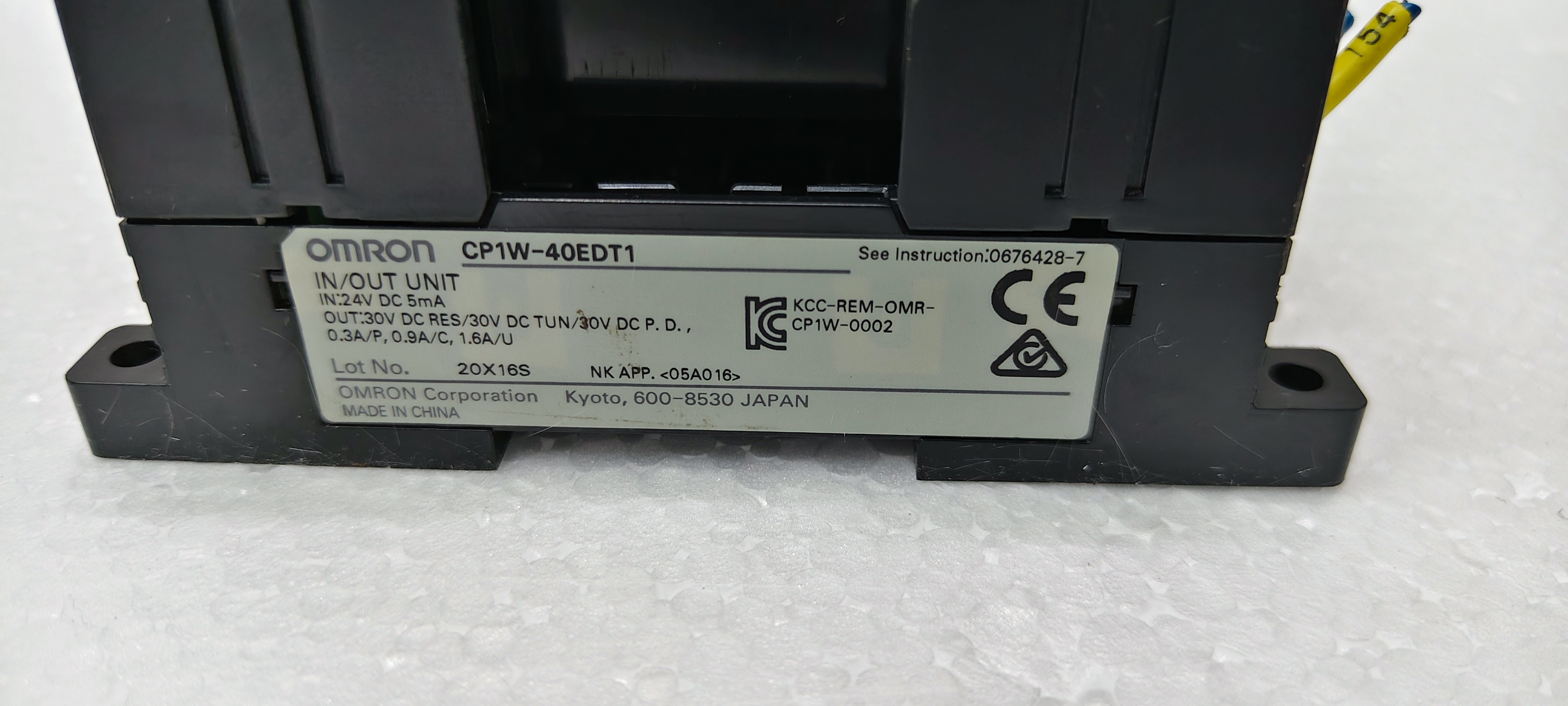 Omron CP1W-40EDT1 (CP1W-40EDT1) I/O Module - Image 10