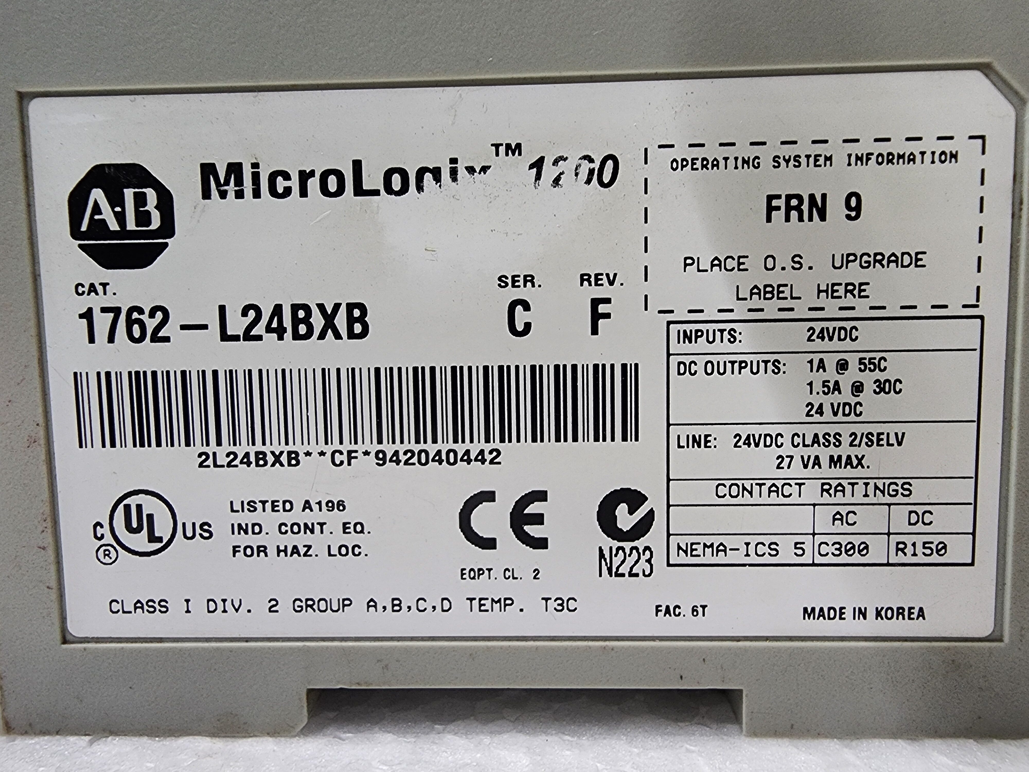 Allen Bradley 1762-L24BXB - Image 8