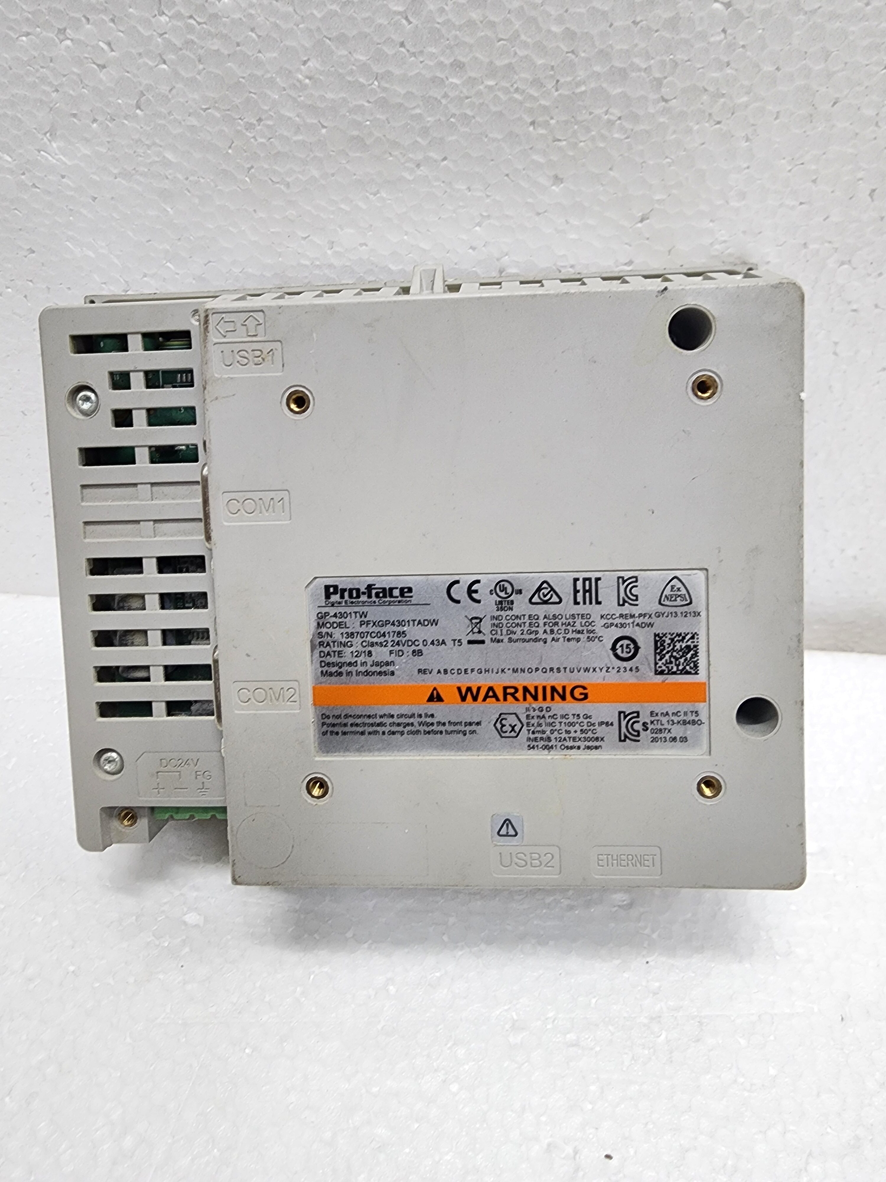 Pro-face PFXGP4301TADW - Image 8