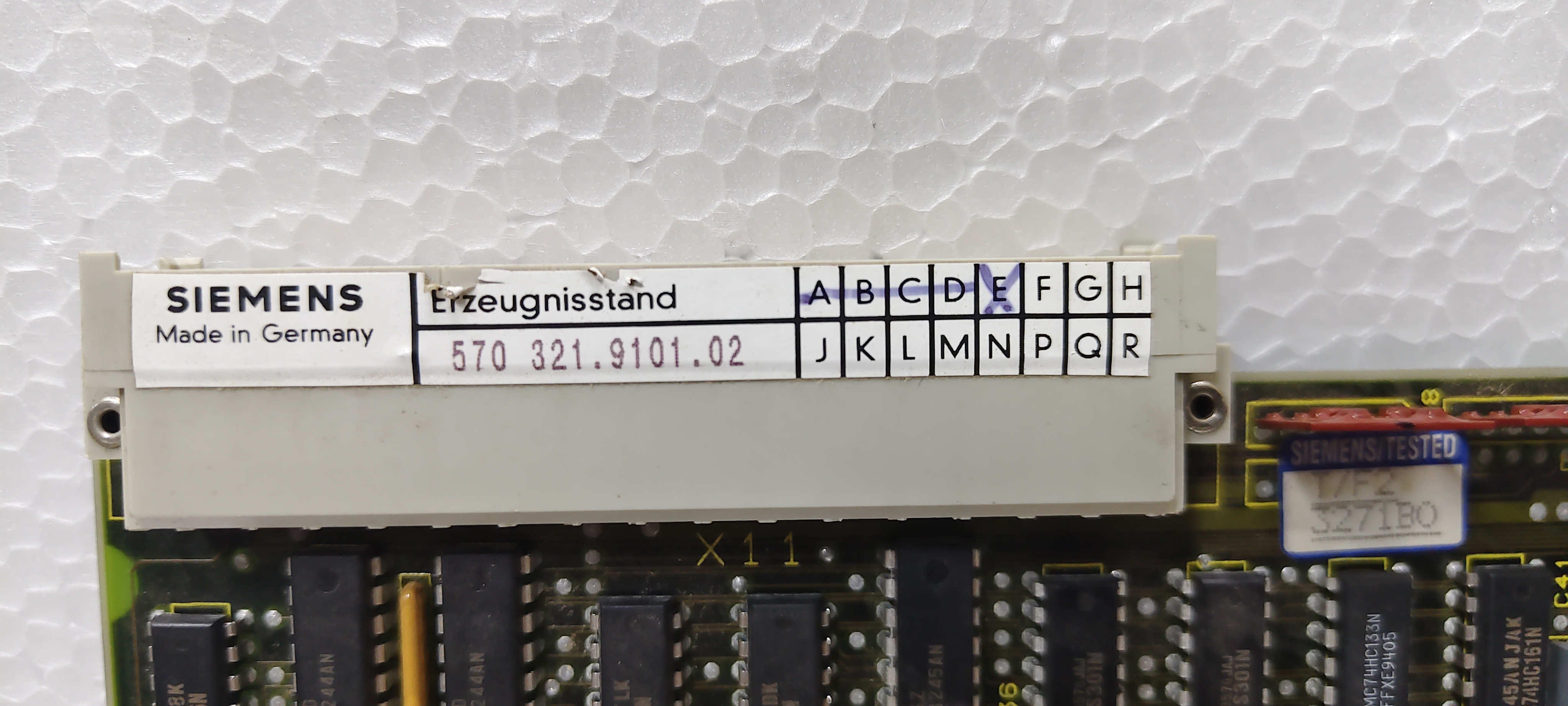 SIEMENS 570 321 . 9101 . 02 PLC PROCESSER CARD - Image 5