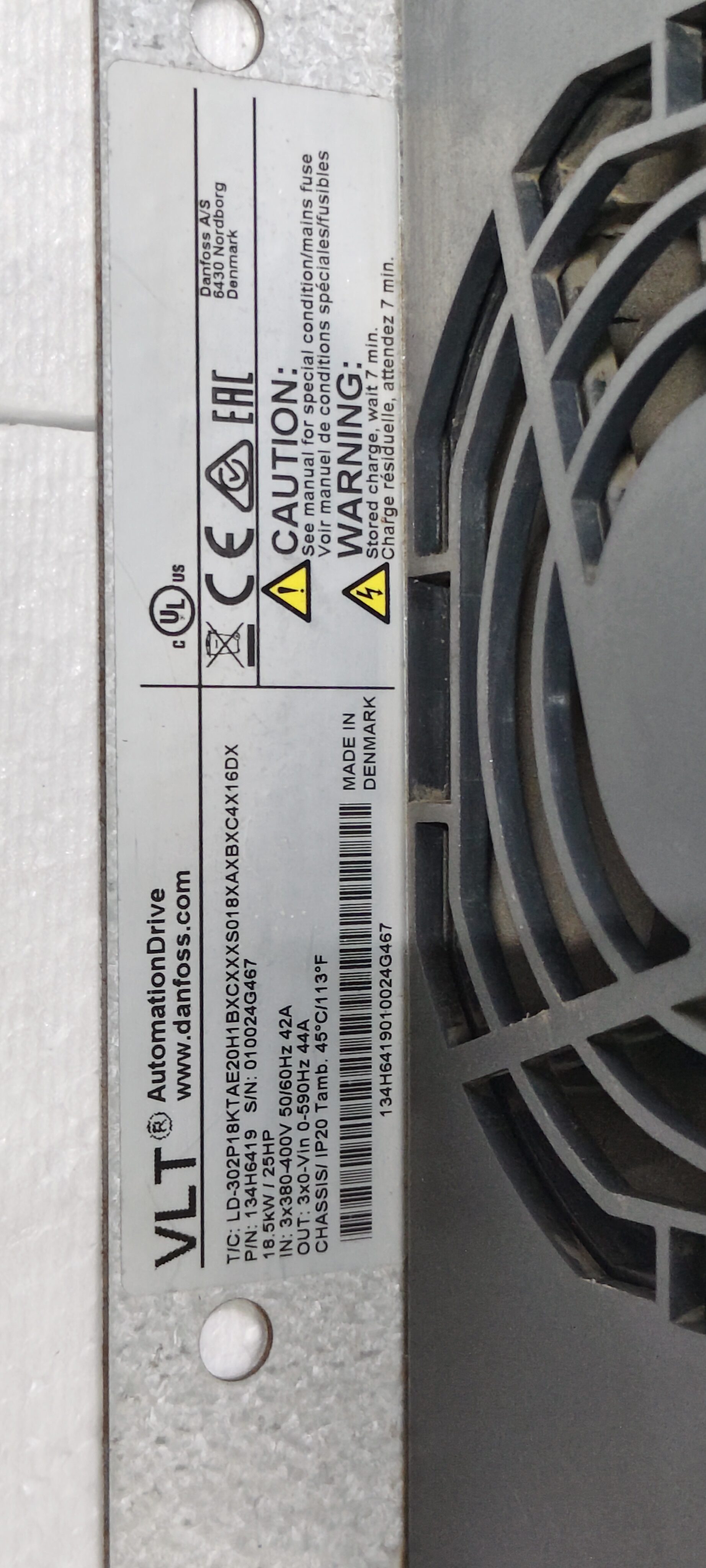 Danfuss LD-302P18KTAE20H1BXCXXXS018XAXBXC4X16DX - Image 8