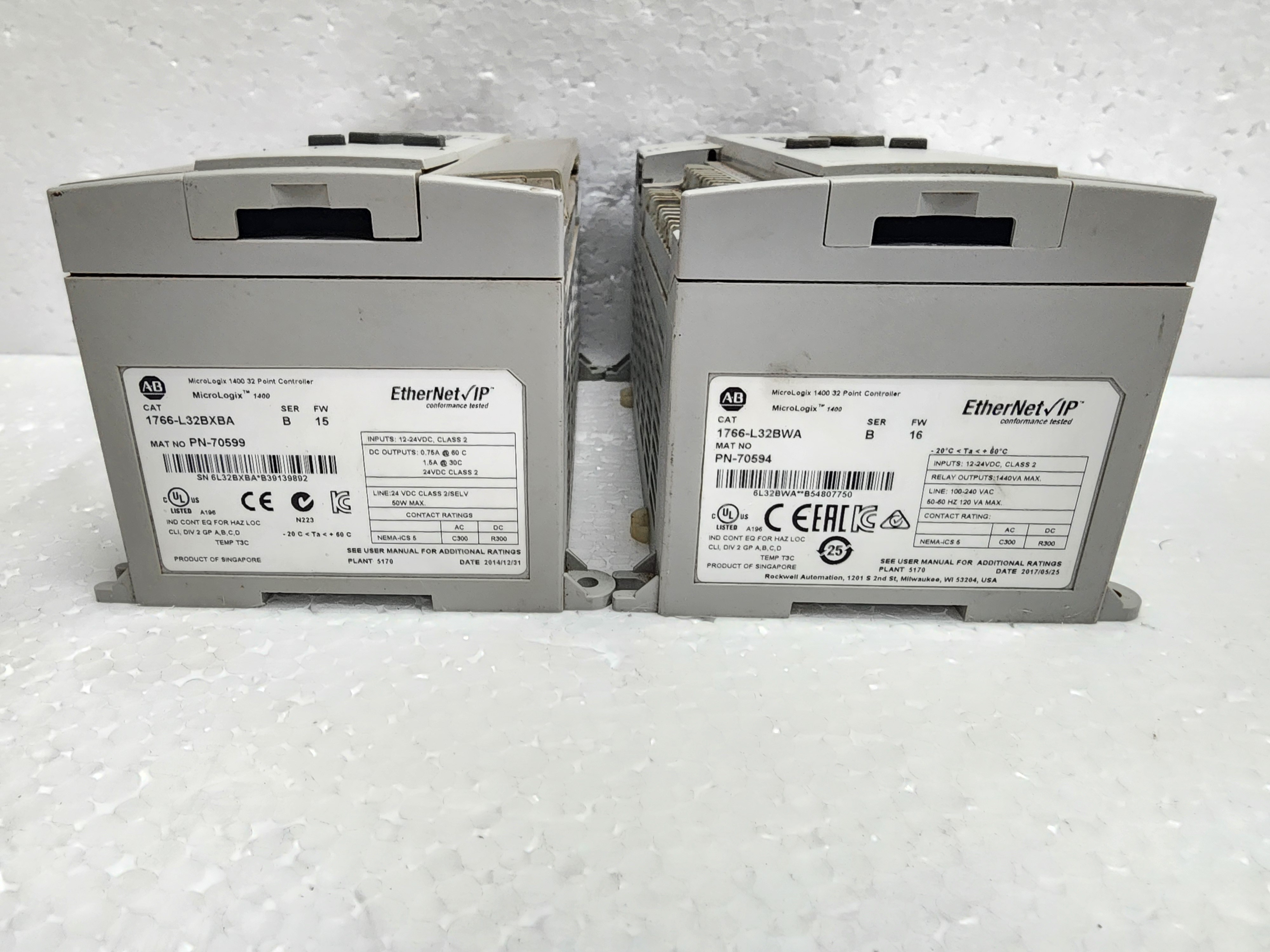 Allen-Bradley 1766-L32BWA MicroLogix 1400 - Image 6